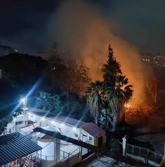 مسلسل "الحرائق الغامضة" يطال حديقة تاريخية في مصر (صور)