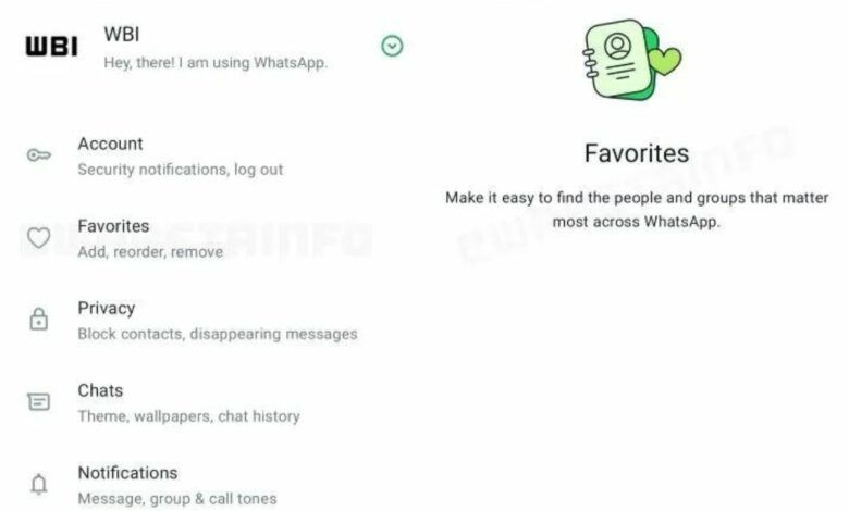 واتساب تختبر أداة لإدارة جهات الاتصال المفضلة - موقع الخليج الان