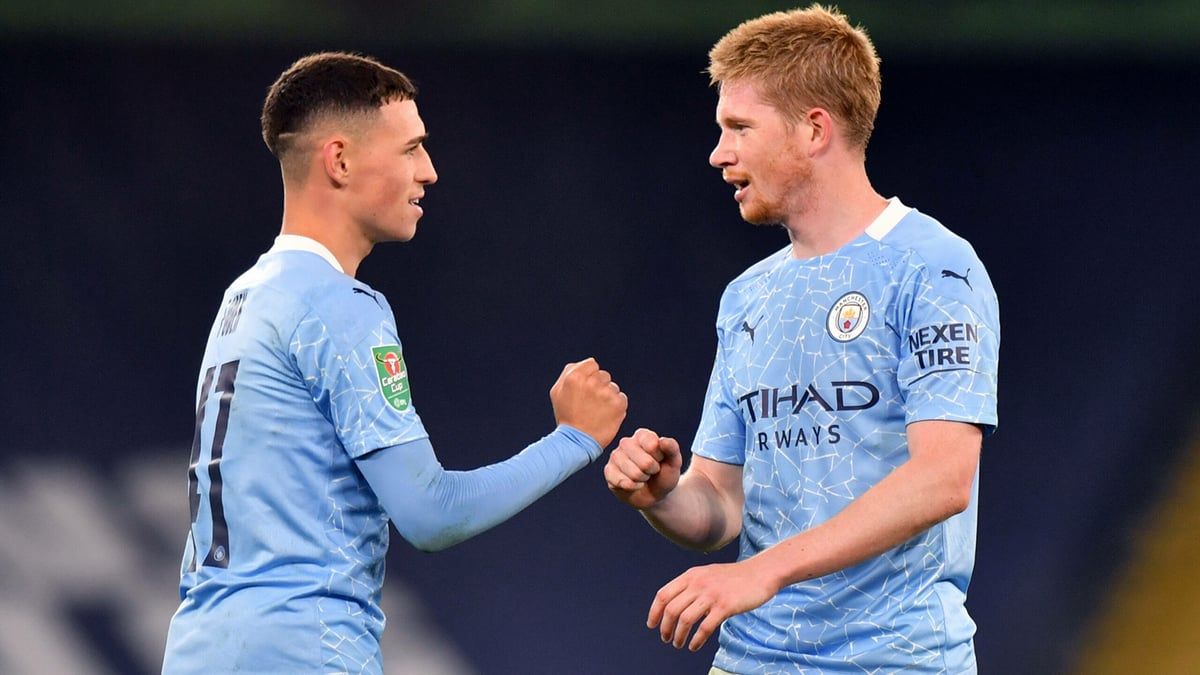 فودين يصدم دي بروين وينصف كريستيانو رونالدو