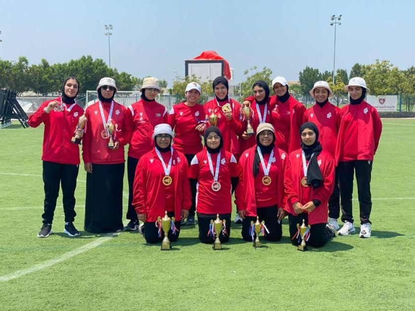 الشارقة للمرأة يختتم مشواره بدوري القوس والسهم بحصد 12 ميدالية