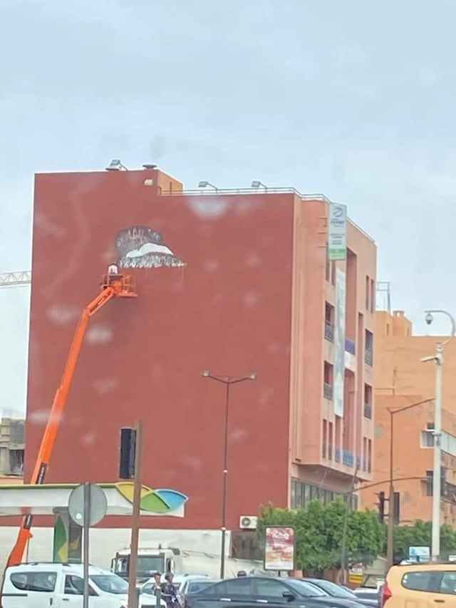 حياة جديدة لجدارية "الوجه البشوش" في المغرب (صور)