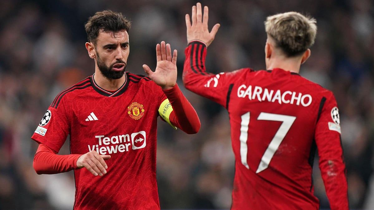 برونو فرنانديز يدعو مانشستر يونايتد لزيادة دعم غارناتشو وماينو