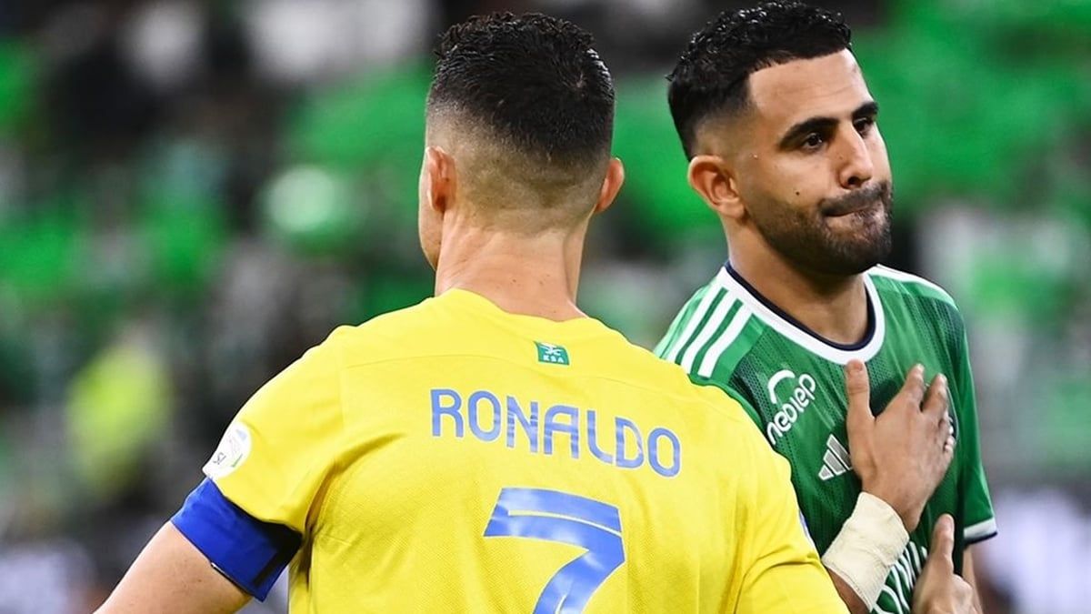 رياض محرز يتقدم على رونالدو