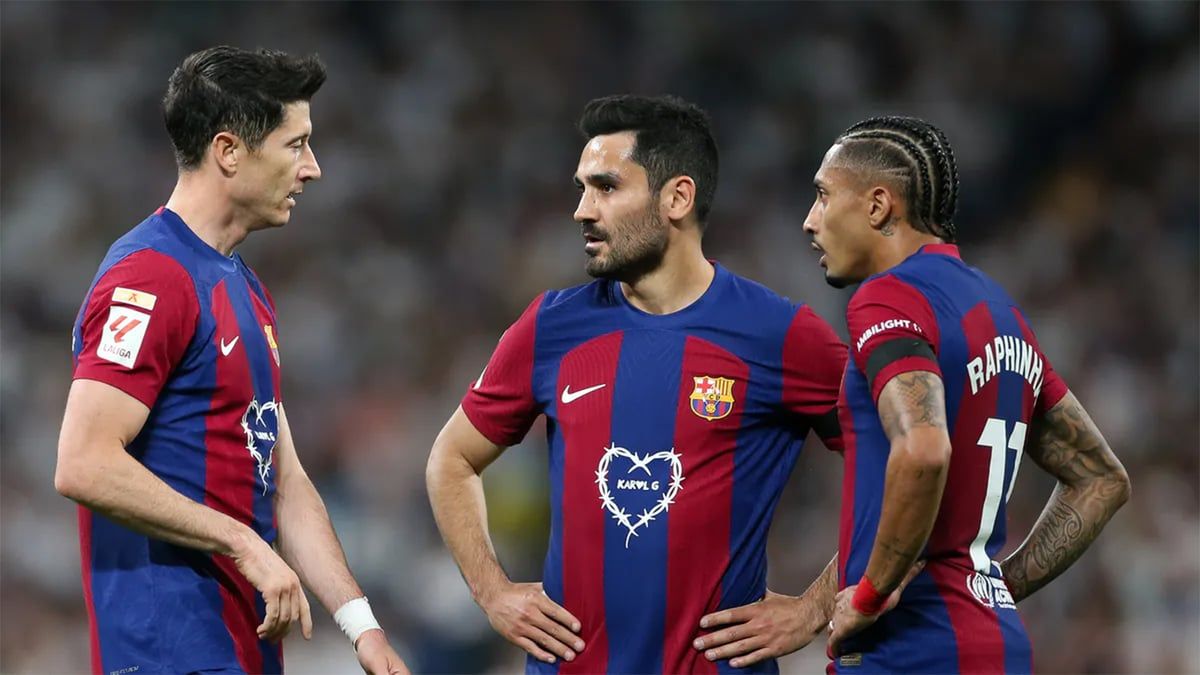 سر غضب لاعبي برشلونة