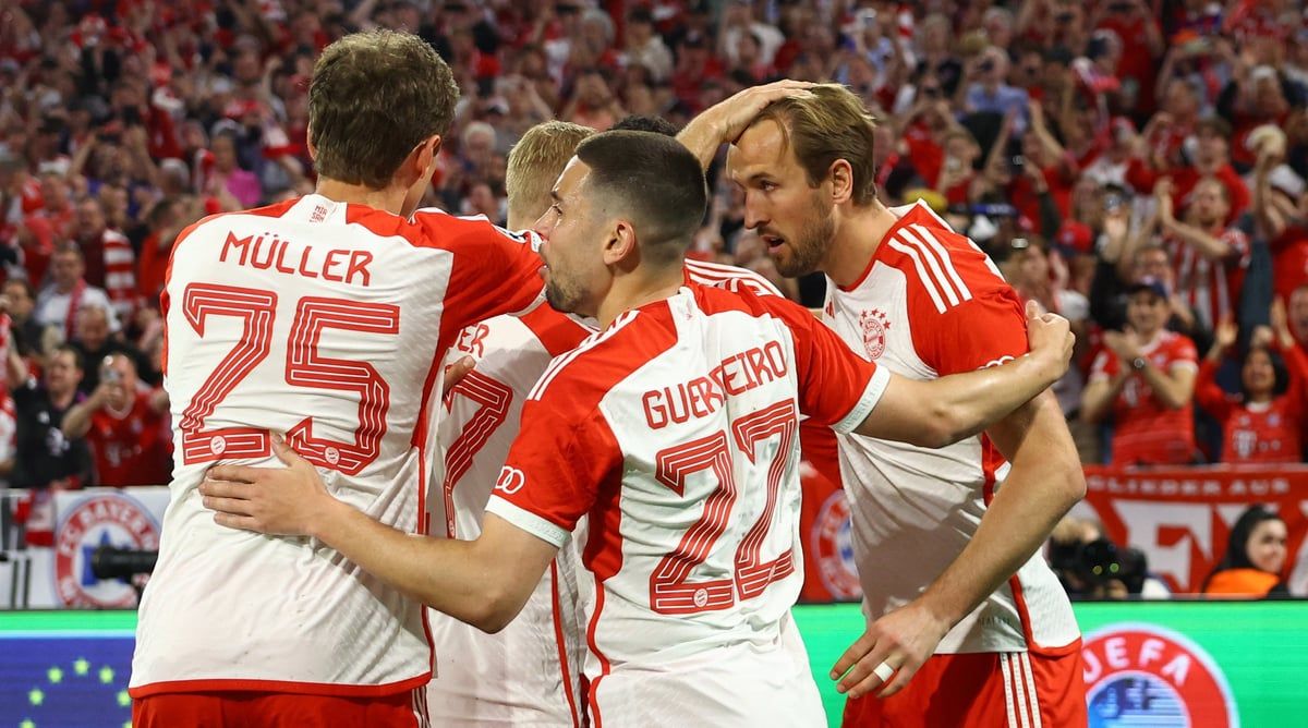 نجم بايرن ميونخ يعادل إنجاز كيليان مبابي