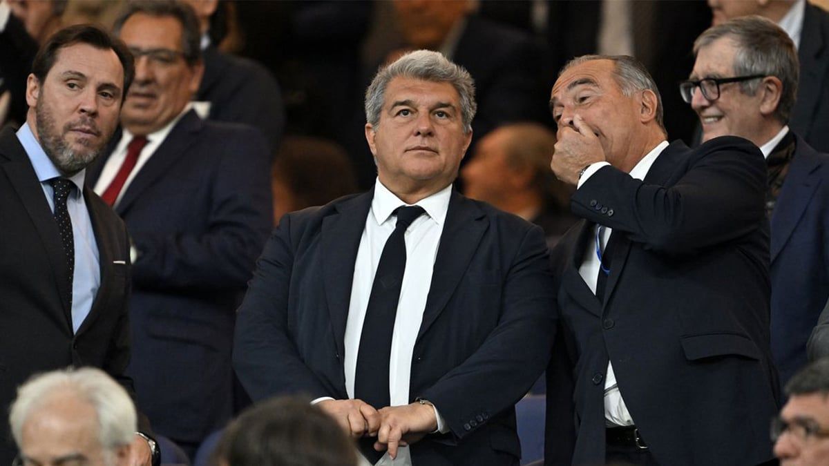 شوهد يصرخ.. غضب عارم من لابورتا بعد خسارة برشلونة