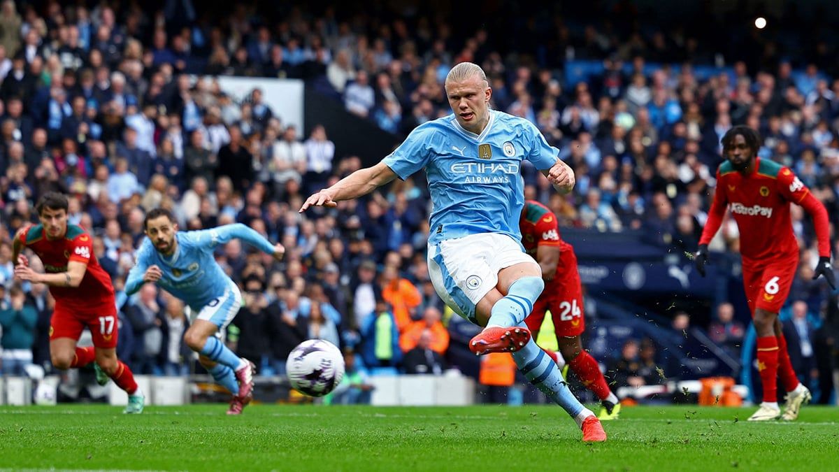 ترتيب هدافي الدوري الإنجليزي بعد ثنائية هالاند