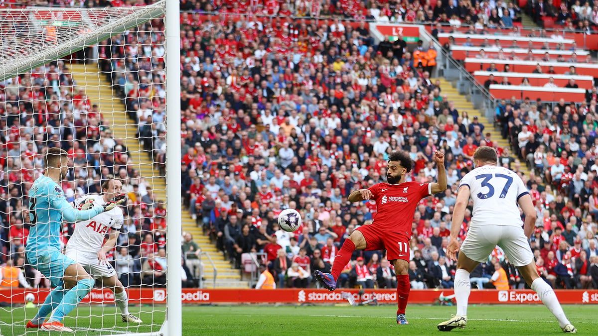 ترتيب هدافي الدوري الإنجليزي بعد هدف صلاح في توتنهام