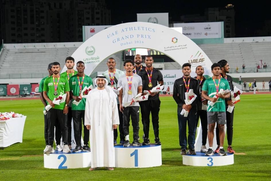 ختام بطولة الجائزة الكبرى لألعاب القوى في دبي