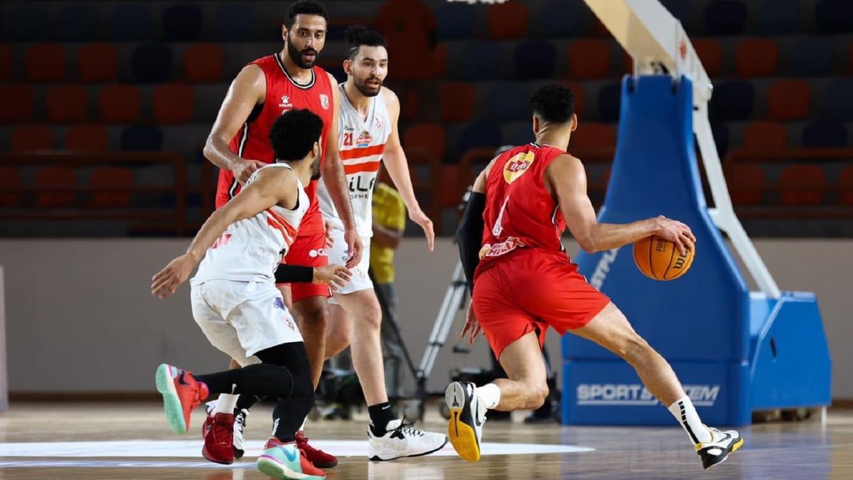 الأهلي يهزم الزمالك في أولى مواجهات نصف نهائي دوري سوبر السلة