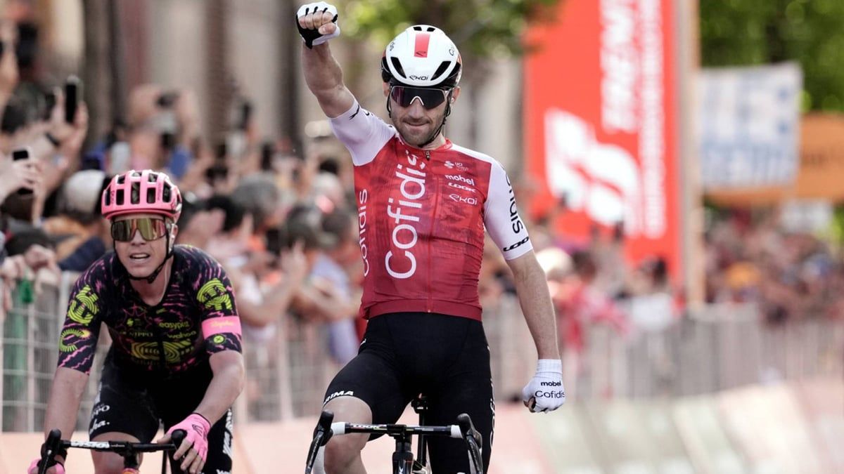 بنجامين توماس يفوز بالمرحلة الخامسة بسباق إيطاليا للدراجات