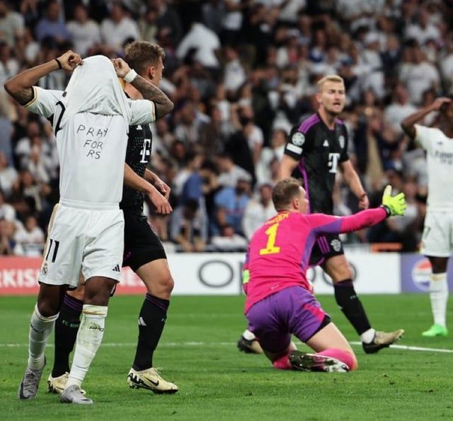 ما الرسالة التي كتبها رودريغو على قميصه أمام بايرن ميونخ (صورة)