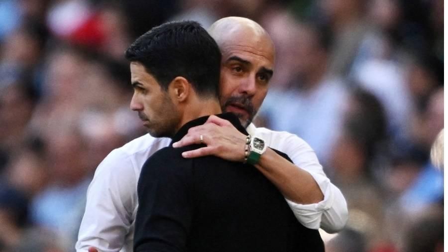 غوارديولا يترك ملعب التدريب طويلاً وجافاً قبل لقاء فولهام