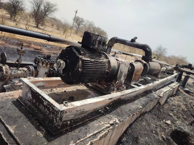 السودان.. نيران الجيش تحرق آبار النفط في دارفور