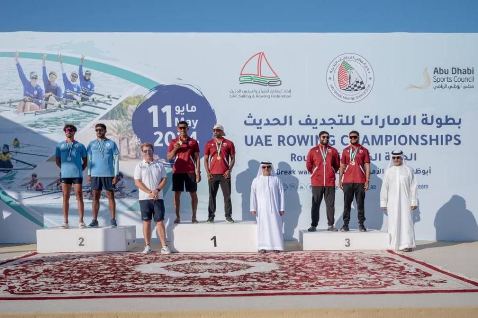 «الحمرية» بطل الجولة الختامية للتجديف الحديث