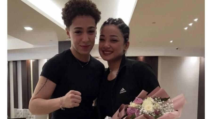 بعد الضربة القاضية.. اللاعبة السعودية هتان السيف تزور منافستها المصرية ندى فهيم