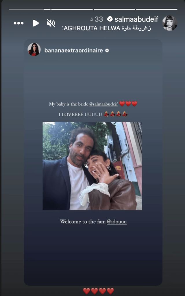 سلمى أبو ضيف تعلن خطبتها من شاب خارج الوسط الفني (صور)