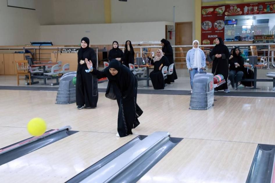 غاية الزعابي تفوز ببطولة البولينغ في رأس الخيمة