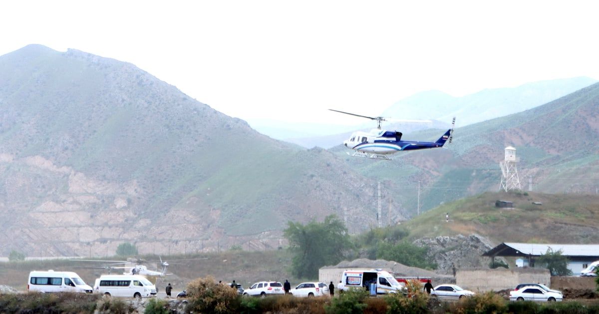 مشاهد جديدة لحطام طائرة الرئيس الإيراني (صور)