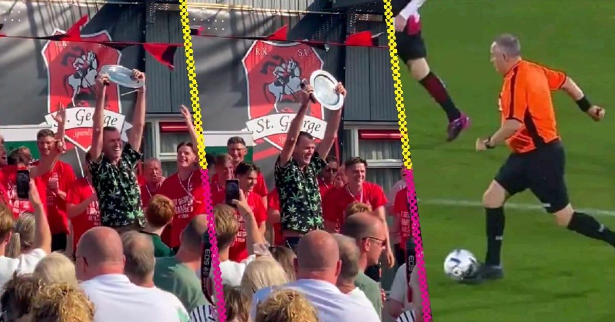 احتفل بالتتويج بعد إدارته لمباراة ناديه.. شطب حكم هولندي مدى الحياة