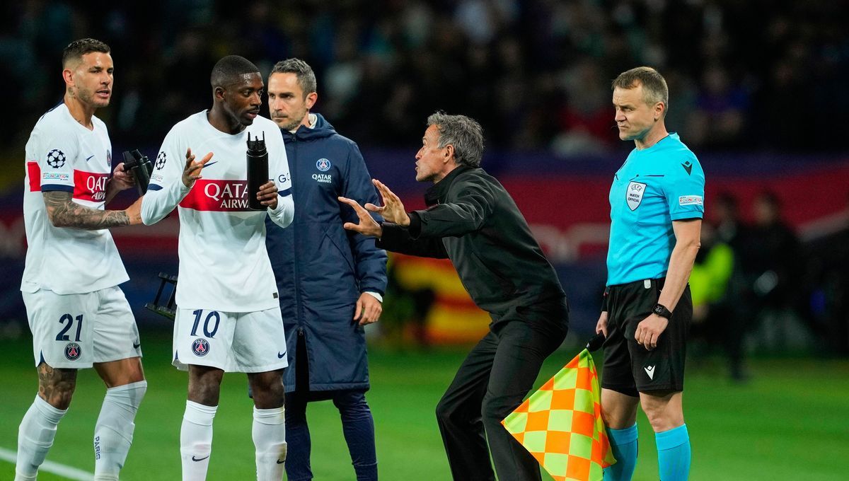 لويس إنريكي يطرد نجمين من تدريبات سان جيرمان