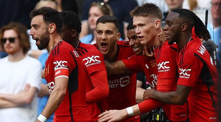 حرم جاره سيتي من الثنائية..مانشستر يونايتد بطل كأس إنجلترا