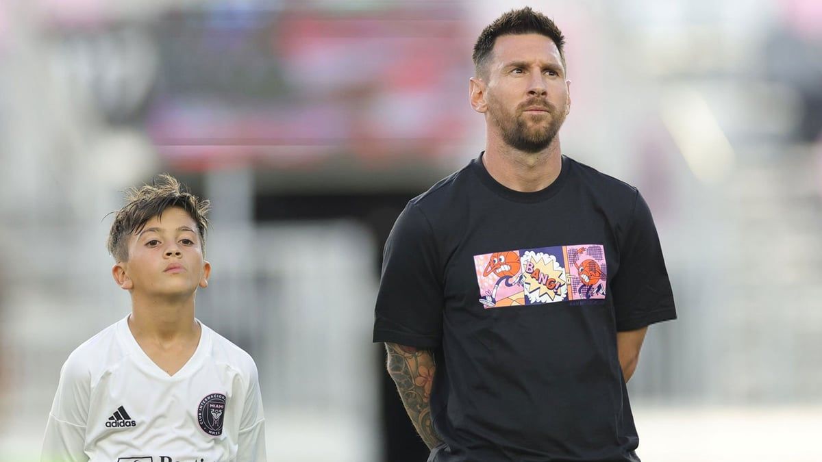 ميسي يشارك ابنه تياغو افتتاح بطولة للشباب في أكاديمية إنتر ميامي (فيديو)