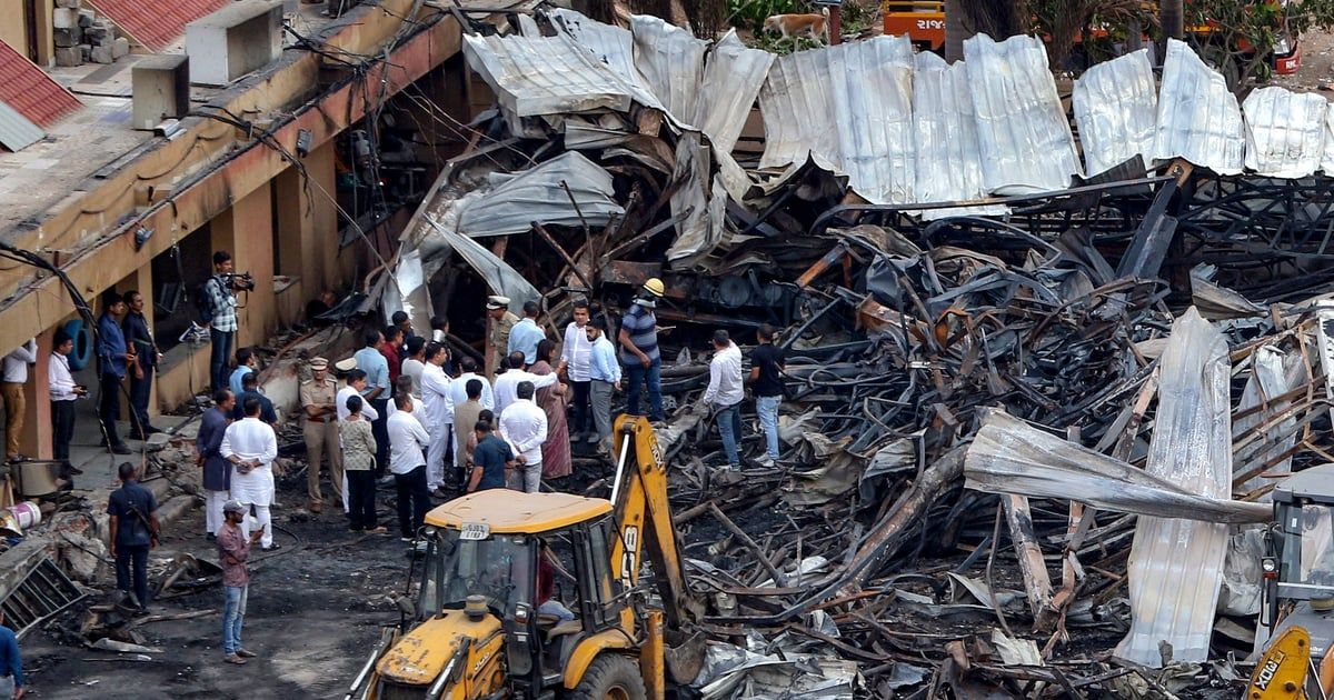 الهند.. 27 قتيلًا في حريق بمتنزه ترفيهي (فيديو)