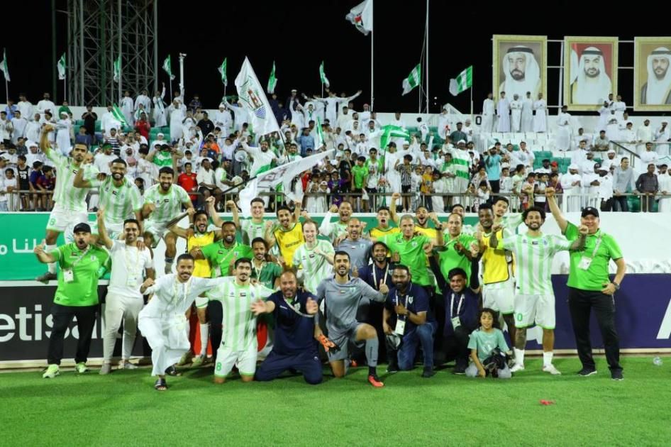 دبا الحصن يصعد إلى دوري أدنوك للمحترفين