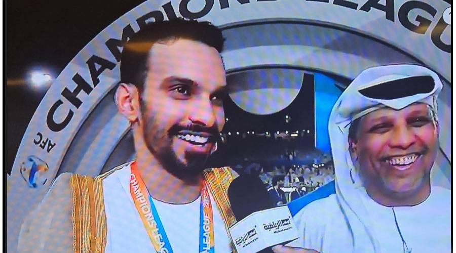 خالد العطاس: حضور والدي ضاعف فرحتي بإنجاز العين