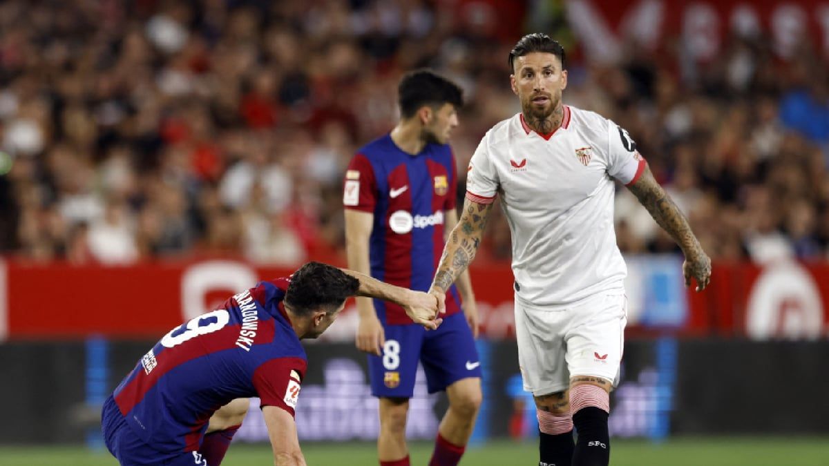 لفتة رائعة من راموس تجاه مدافع برشلونة (صورة)