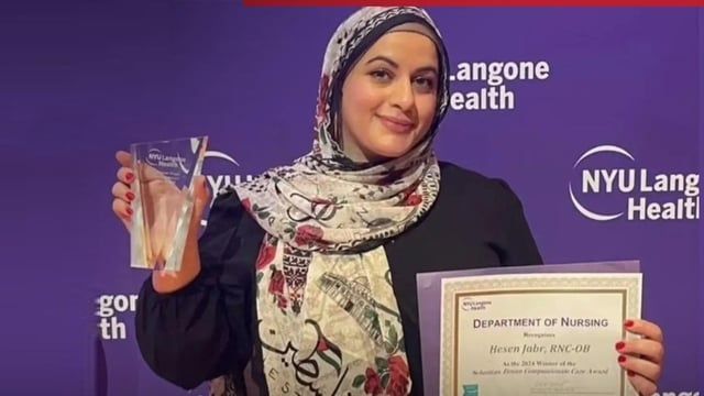 مستشفى في نيويورك يفصل ممرضة أمريكية من أصل فلسطيني (صورة)