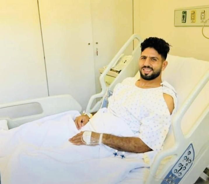 جراحة ناجحة لكاحل مهند عبد الرحيم