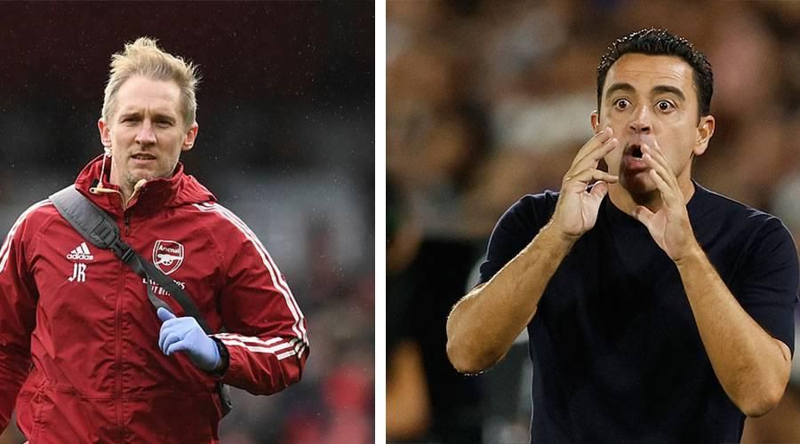 يونايتد يتصل بتشافي ويخطف معالج أرسنال