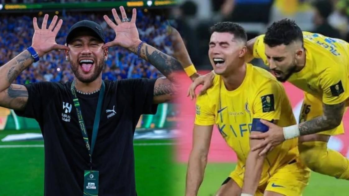 بهتاف «ميسي».. نيمار يحرج رونالدو بعد بكائه