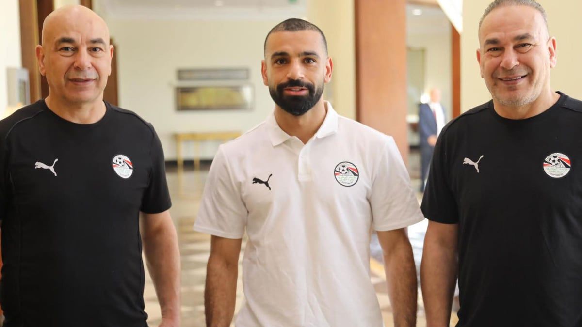 الظهور الأول لمحمد صلاح مع حسام حسن في معسكر منتخب مصر (صور)