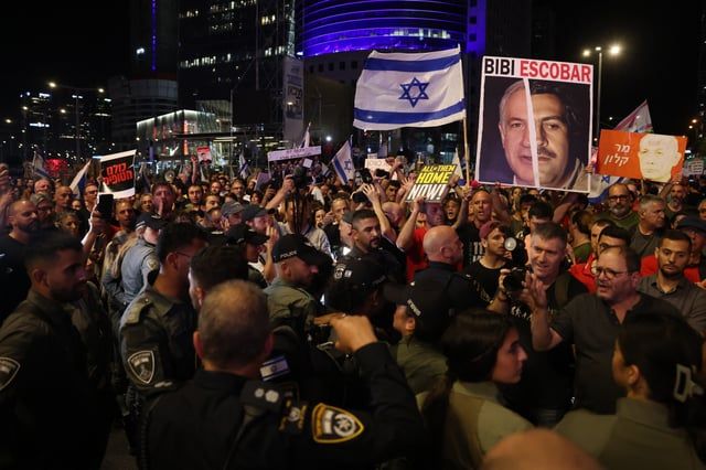 إصابات واشتباكات.. إسرائيل تشهد أكبر مظاهرة منذ 7 أكتوبر