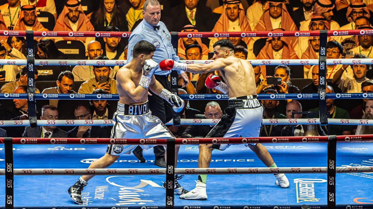 الليبي مالك الزناد يخسر أمام ديمتري بيفول في نزال تاريخي (فيديو)