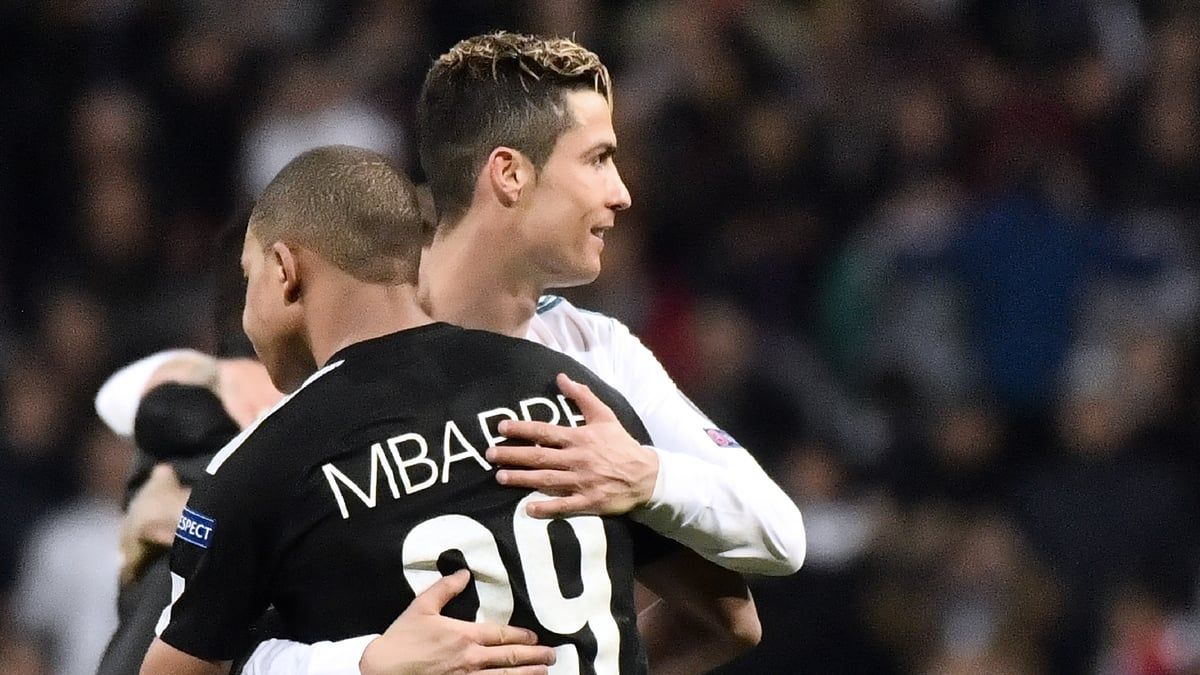 تعليق لافت.. رونالدو يتفاعل مع انتقال مبابي إلى ريال مدريد (صورة)