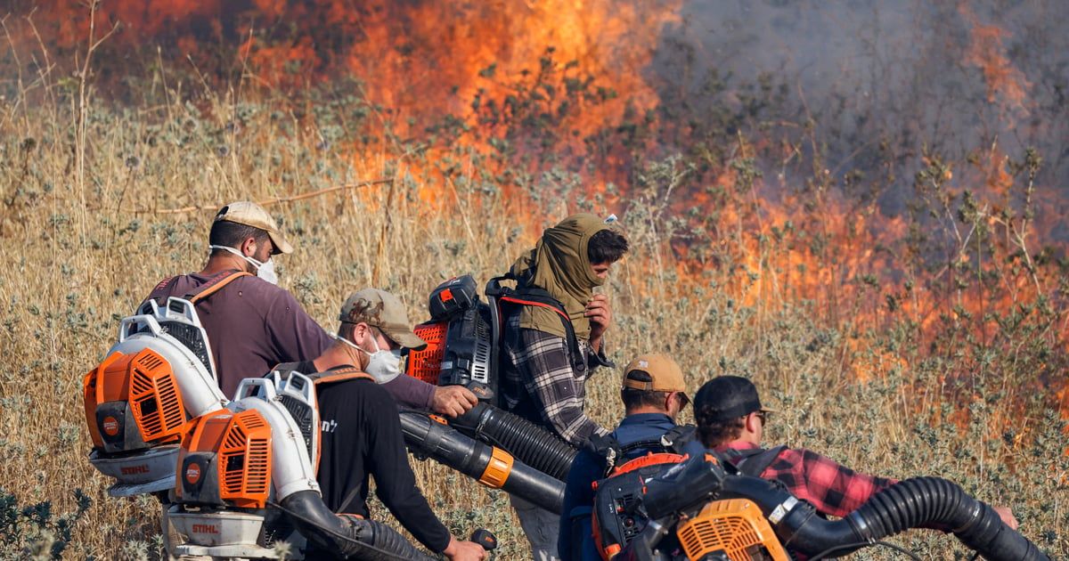 حرائق واسعة في شمال إسرائيل بعد هجوم لحزب الله (فيديو)