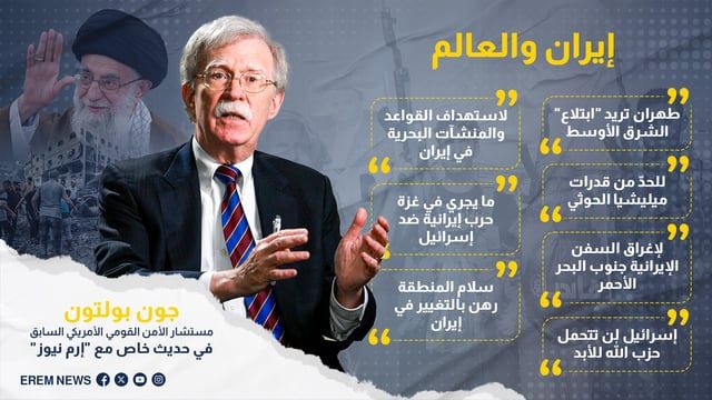 ماذا قال جون بولتون عن الإمارات وإيران والانتخابات الأمريكية؟ (إنفوغراف)