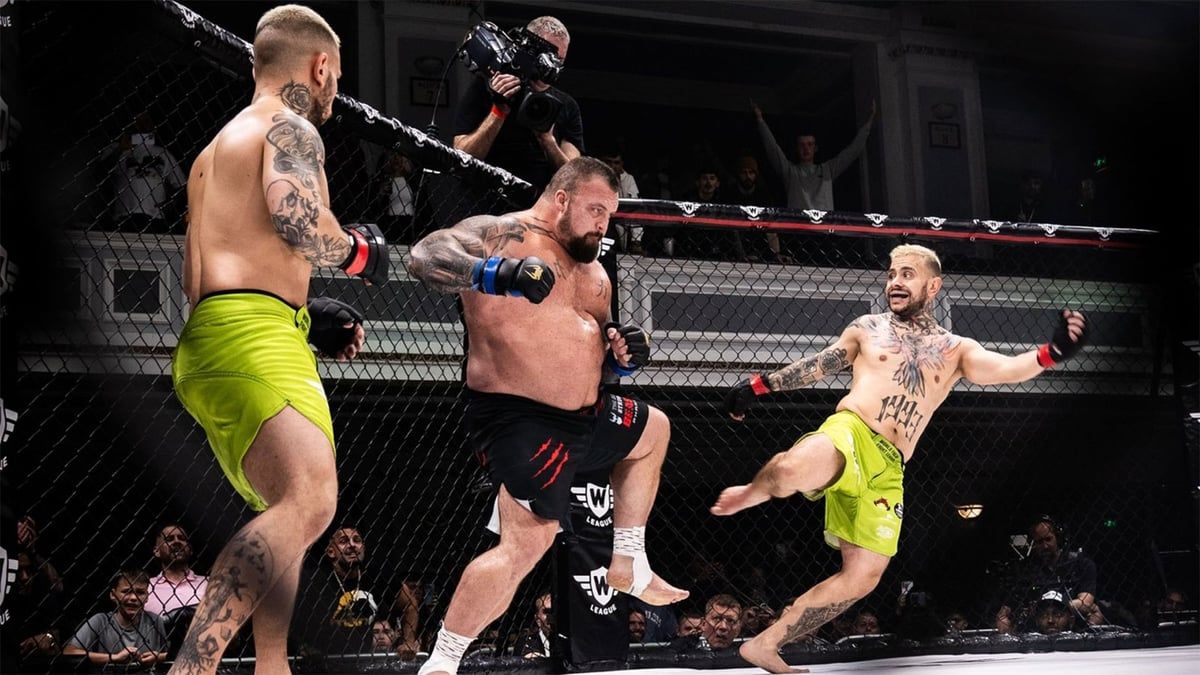 إيدي هول أقوى رجل في العالم يحطم "الأخوين نفاتي" في نزال غريب (فيديو)