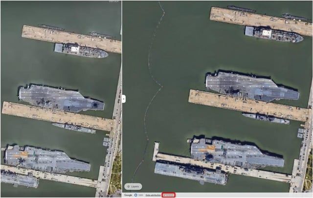 ما حقيقة فيديو متداول لإصابة حاملة الطائرات الأمريكية أيزنهاور؟