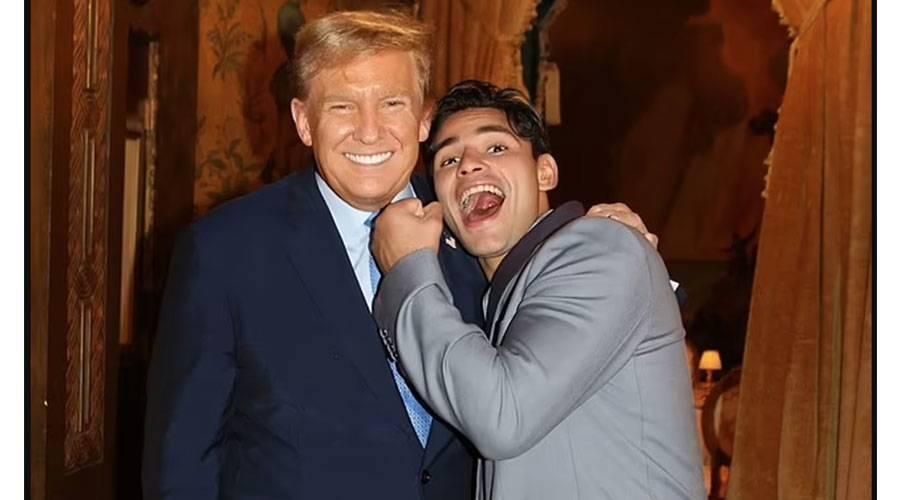 الملاكم غارسيا يشبه نفسه بدونالد ترامب