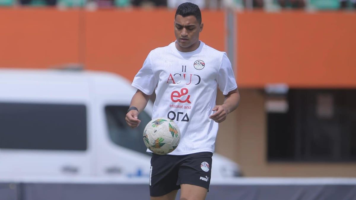 التشخيص المبدئي لإصابة مصطفى محمد مهاجم منتخب مصر