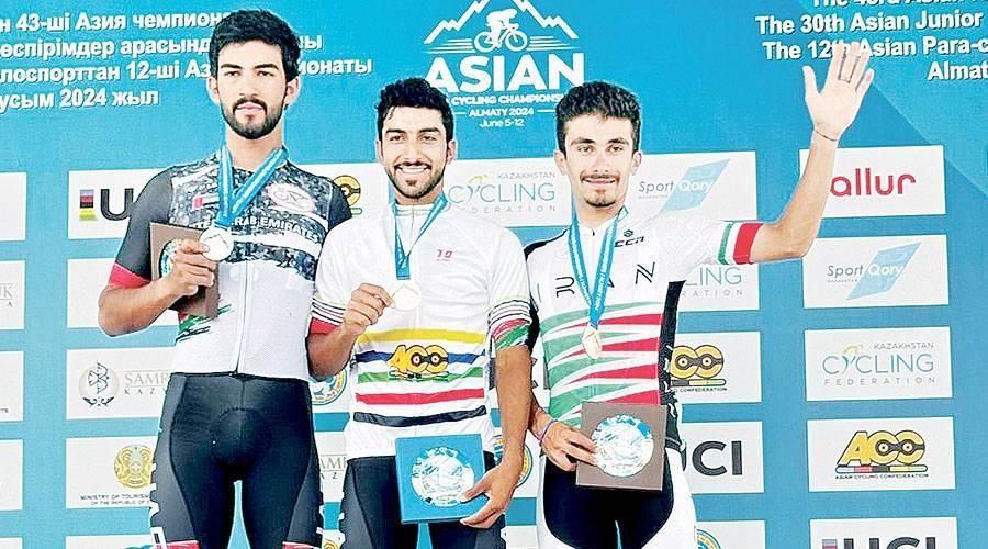 ذهبية وفضية للإمارات في «آسيوية كازاخستان»