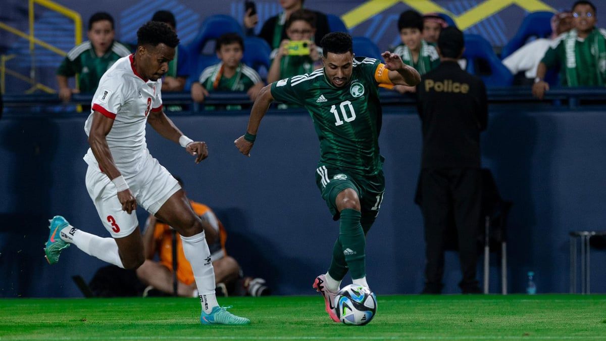 أهداف مباراة السعودية والأردن (فيديو)