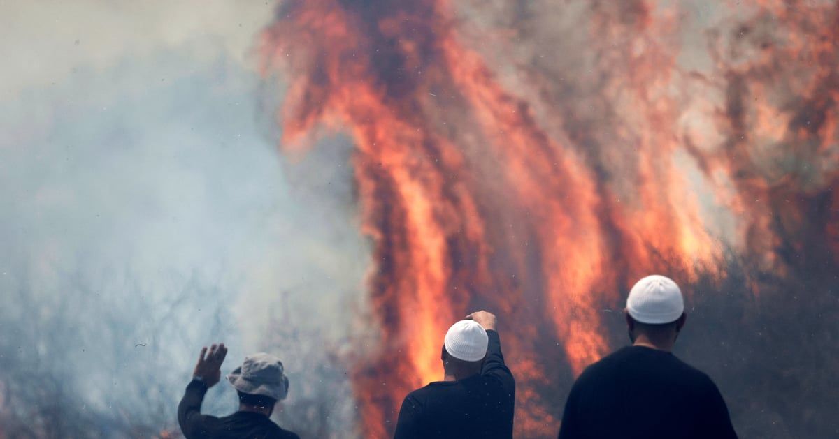حرائق في شمال إسرائيل بعد هجوم كثيف من ميليشيا حزب الله