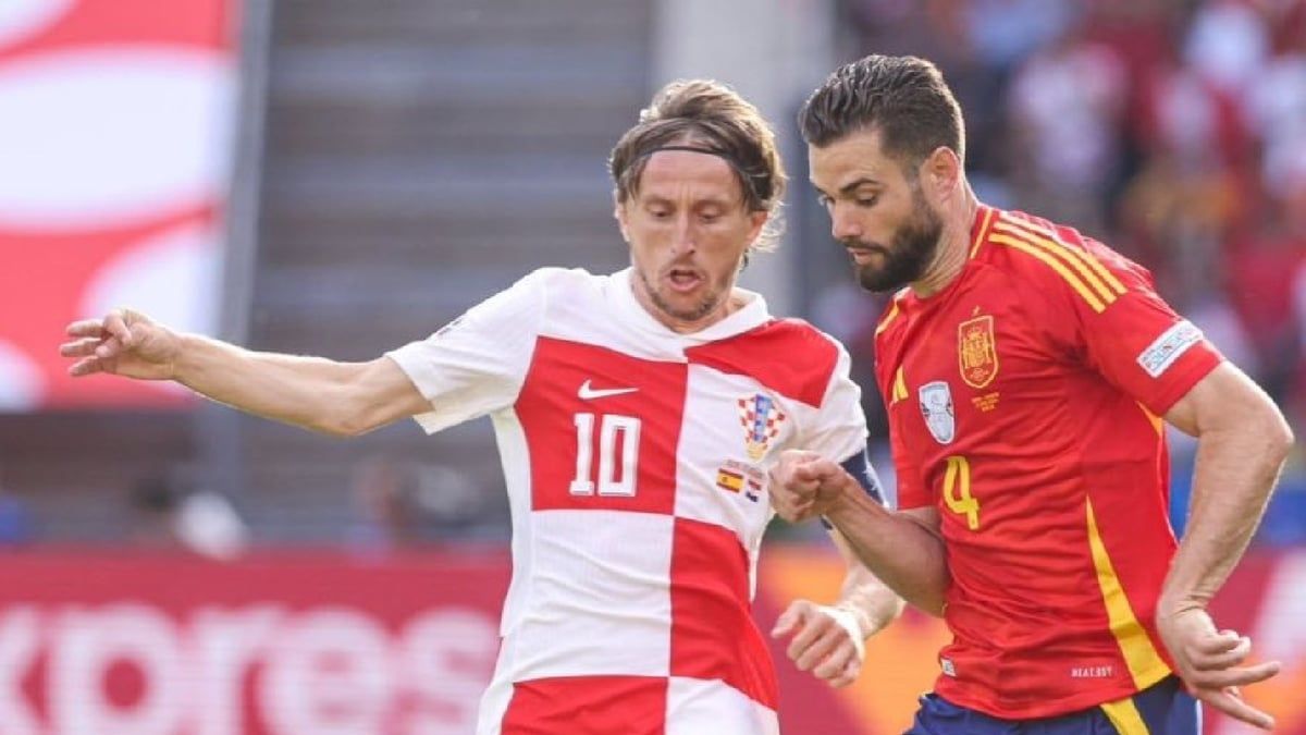 رد فعل مودريتش بعد انهيار كرواتيا بثلاثية (صورة)