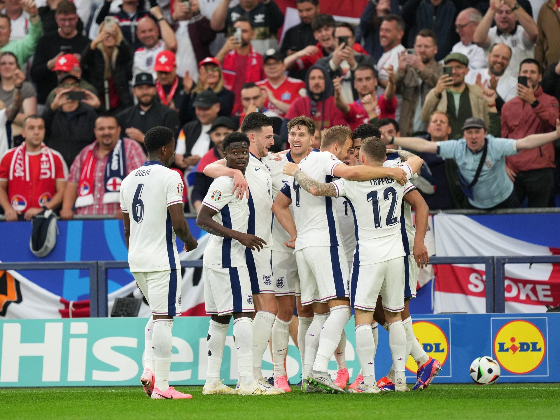 شاهد.. إنجلترا تعاني لتهزم صربيا وسلوفينيا تنتزع تعادلا بطعم الفوز من الدانمارك - موقع الخليج الان